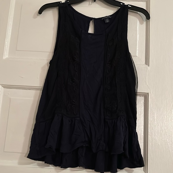 American Eagle Outfitters Tops - Navy blue and black American eagle tank top
